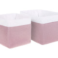 Vaffel Piqué rosa
