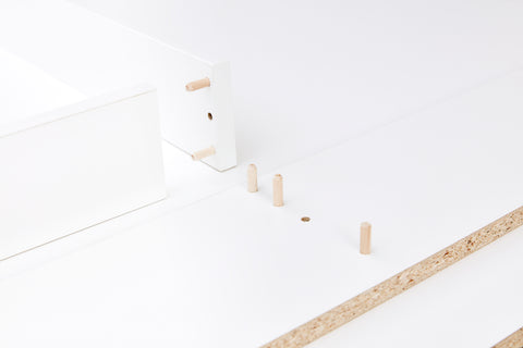 Wickelaufsats hvid passer til 160 cm bred HEMNES kommode med blændplade (Kopi)