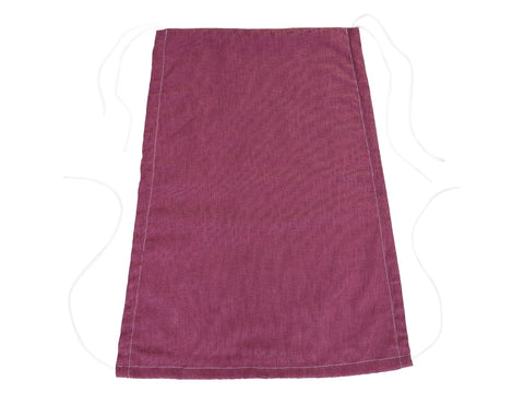 Mørk magenta linned markise