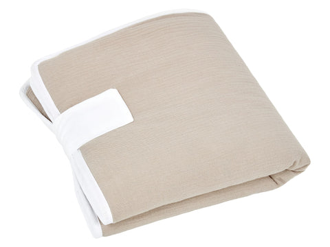 Rejsepusleunderlag muslin beige