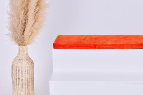 Sædepolstring til Ikea TROFAST Cord Bred kord Orange Renorange