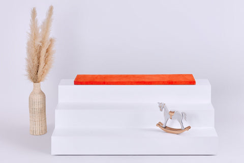 Sædepolstring til Ikea TROFAST Cord Bred kord Orange Renorange