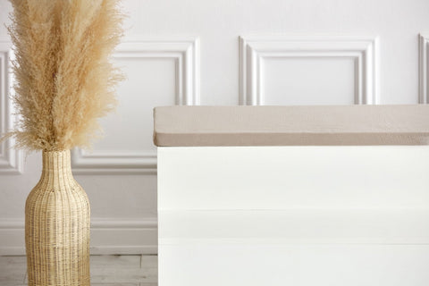 Sædehynde til Ikea TROFAST Musselin beige