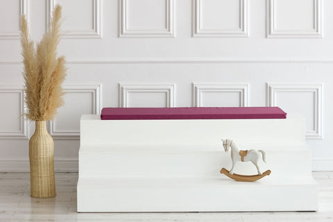 Sædehynde til Ikea TROFAST hør magenta mørk