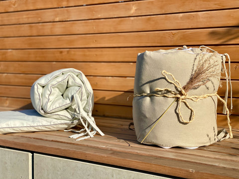 Rede linned naturlig brun