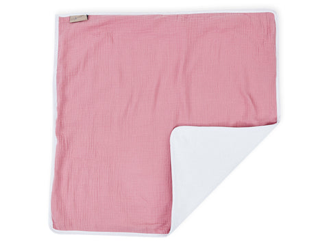 Pink musselin pusleunderlag