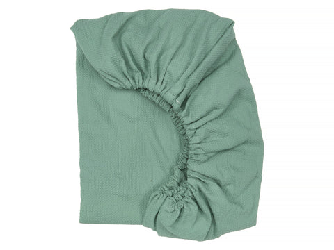 Monteringslagen dobbelt crepe grøn jade