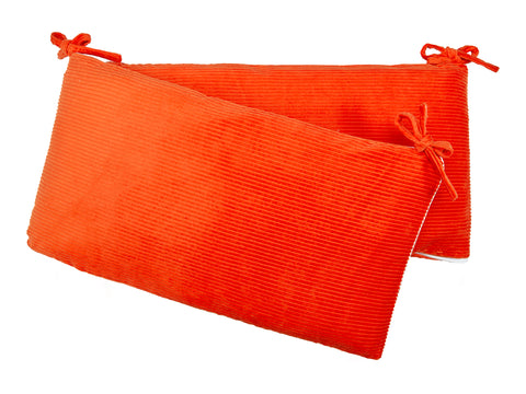 Nestchen Cord Breitcord Orange Reinorange