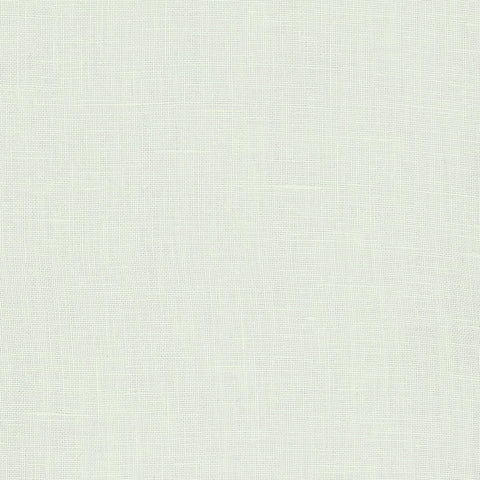 Stoff Leinen leicht grünes Weiß LBC SSS113 von KraftKids: Helles, grünlich-weißes Gewebe aus 100% Baumwolle mit feiner Leinenstruktur und sichtbarer Webung - ideal als hochwertiger Stoff für neutrale Hintergründe oder Textilien.