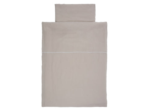 Sengesæt muslin beige