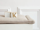 Wickelauflage Musselin – beige, Detailansicht
