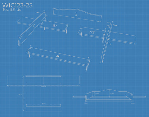 Udskiftningsbeslag hvid velegnet til 160 cm bred HEMNES kommode med panel