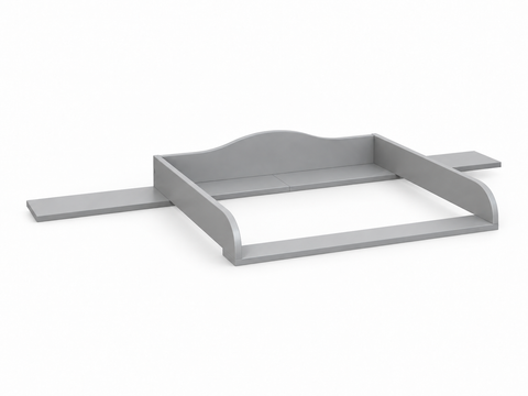 Udskiftningsbeslag hvid velegnet til 160 cm bred HEMNES kommode med panel