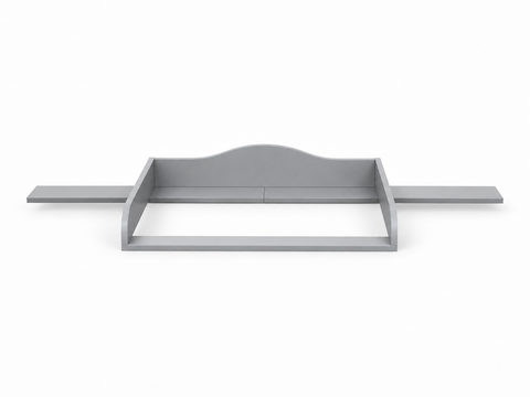 Udskiftningsbeslag hvid velegnet til 160 cm bred HEMNES kommode med panel