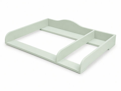 KraftKids pusleplade XXL pastelgrøn ekstra bred 108 cm med skillevæg til 108 cm bred HEMNES