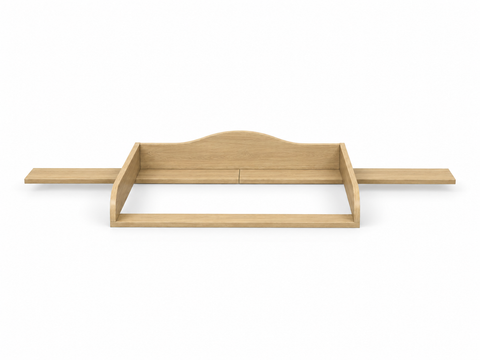 Pusleplade til ANKARUDDEN-kommode med 6 skuffer og 2 indvendige skuffer – egetræslook – pusleflade 78 × 78 cm