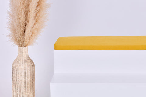 Sædehynde til Ikea TROFAST dobbeltkrep gul sennep