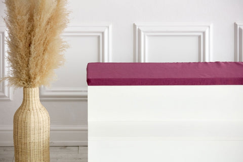Sædehynde til Ikea TROFAST hør magenta mørk