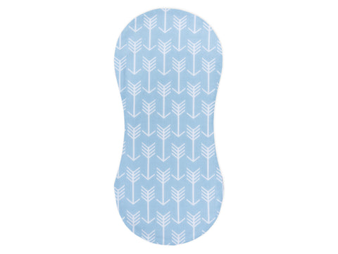 Bøvse klud hvide pile på blå