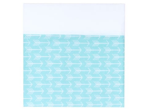 Ammeklud hvide pile på mint almindelig hvid