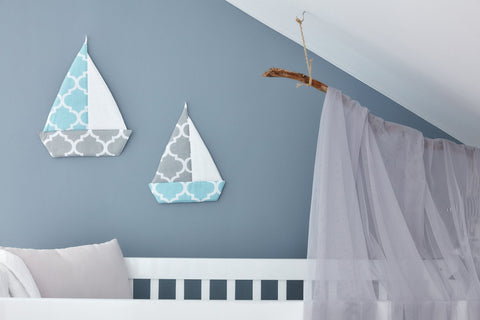 Sejlbåd Marokkansk kløver grå