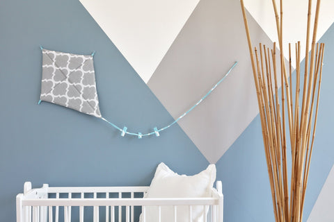 Luftdrage marokkansk kløver grå