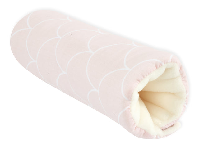 Armbeskytter babysæde hvide halvcirkler på pastel pink