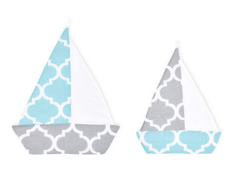 Sejlbåd Marokkansk kløver grå