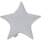 Das KraftKids Sternkissen Musselin grau Pusteblumen ist ein weiches, sternförmiges Kissen in Hellgrau mit einem zarten Pusteblumenmuster - ideal für jedes Kinderzimmer. Mit einem kleinen Stoffanhänger an einer Kante.