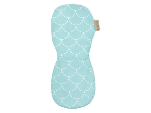 Bøvseklud hvide halvcirkler på pastel mynte